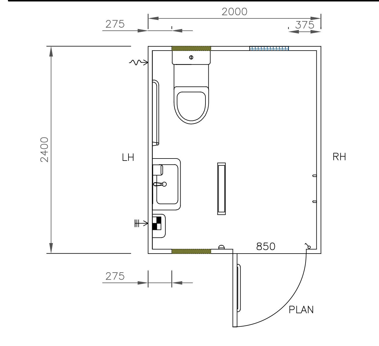 Plan Y- Accessible Ablution Suite | Ablutions Blocks by Cube NZ